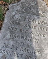 Rev Peter Y. Calder