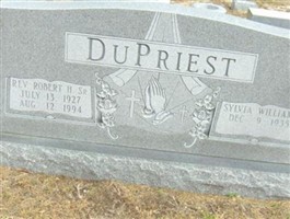 Rev Robert H. DuPriest Rev Robert H. DuPriest