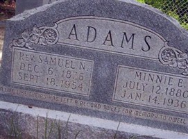 Rev Samuel N Adams