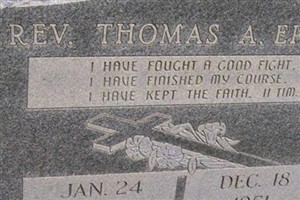 Rev Thomas A. Eppler