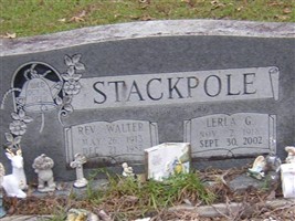 Rev Walter Stackpole