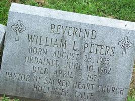 Rev William L Peters