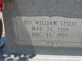 Rev William Leslie Ezell