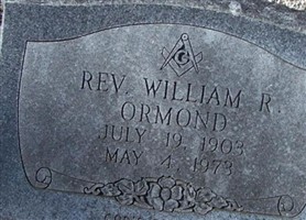 Rev William R Ormond Rev William R Ormond