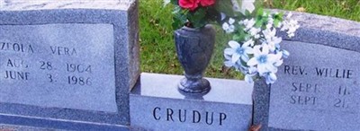Rev Willie Early Crudup Rev Willie Early Crudup