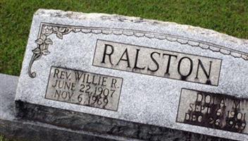 Rev Willie R Ralston