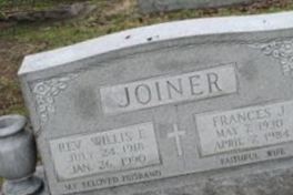 Rev Willis E Joiner Rev Willis E Joiner