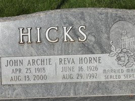 Reva Horne Hicks