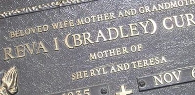 Reva Ione Bradley Curtis Reva Ione Bradley Curtis