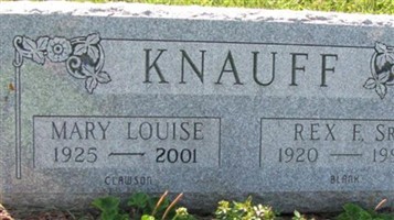 Rex F. Knauff, Sr. Rex F. Knauff, Sr.