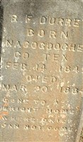 R. F. Durrett R. F. Durrett
