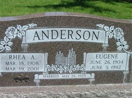 Rhea A Anderson Rhea A Anderson