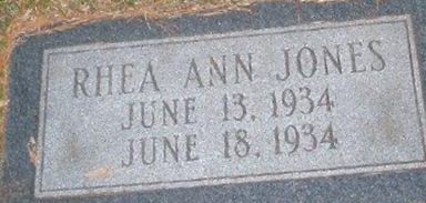 Rhea Ann Jones