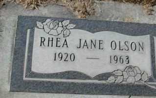 Rhea Jane Olson