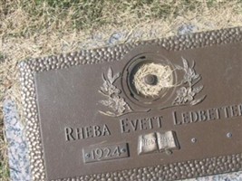 Rheba Evett Ledbetter Rheba Evett Ledbetter