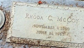 Rhoda Catherine Eddy McCoy Rhoda Catherine Eddy McCoy