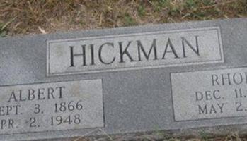 Rhoda Elizabeth Buchanan Hickman