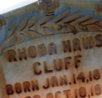 Rhoda Matilda Haws Cluff