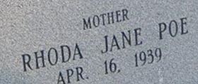 Rhonda Jane Poe Rhonda Jane Poe