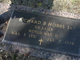 Richard B. Hobbs, Sr Richard B. Hobbs, Sr