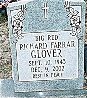 Richard (Big Red) Farrar Glover Richard (Big Red) Farrar Glover