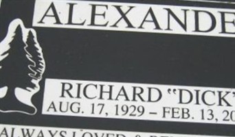Richard "Dick" Alexander Richard "Dick" Alexander
