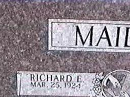 Richard E Maiden