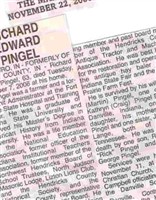 Richard Edward Pingel Richard Edward Pingel