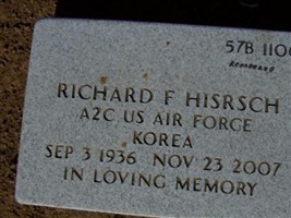 Richard F Hirsch Richard F Hirsch