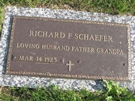 Richard F Schaefer Richard F Schaefer