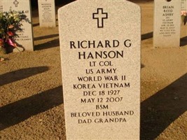 Richard G Hanson Richard G Hanson