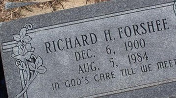 Richard H. Forshee Richard H. Forshee