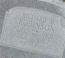 Richard M Robinson Richard M Robinson