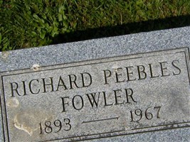 Richard Peebles Fowler Richard Peebles Fowler