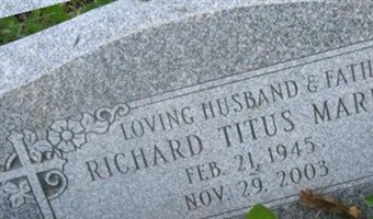 Richard Titus Marks Richard Titus Marks