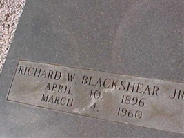 Richard W Blackshear, Jr Richard W Blackshear, Jr
