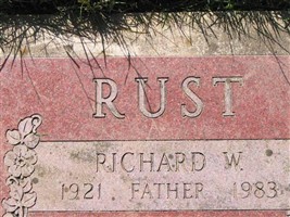 Richard W. Rust Richard W. Rust