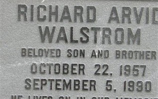 Richard/Wally Arvid Walstrom