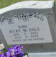 Ricky M. "Bubba" Hale Ricky M. "Bubba" Hale