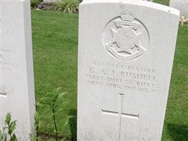 Rifleman G A J Bushell