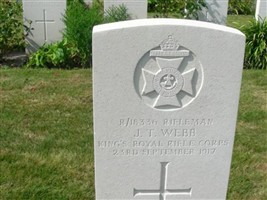 Rifleman J T Webb Rifleman J T Webb