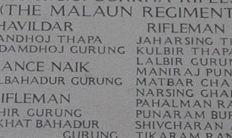 Rifleman Narsing Gharti