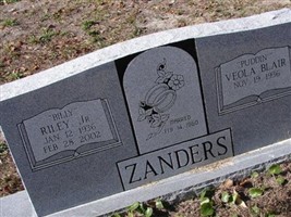 Riley "Billy" Zanders, Jr Riley "Billy" Zanders, Jr