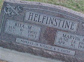 Rita M. Helfinstine Rita M. Helfinstine