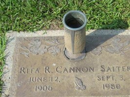 Rita R. Cannon Salter Rita R. Cannon Salter