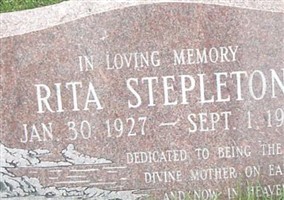 Rita Stepleton Rita Stepleton
