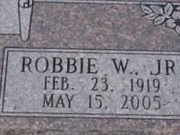 Robbie W Barham, Jr Robbie W Barham, Jr