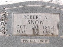 Robert A. Snow Robert A. Snow