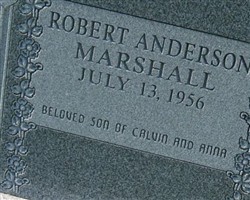 Robert Anderson Marshall Robert Anderson Marshall