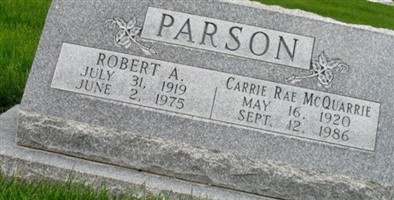 Robert Arvel Parson Robert Arvel Parson